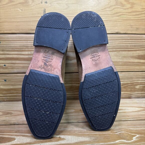 Cole Haan Man 9 Boots Wakefield Grand Dogwood Peacoat Ankle Boots Brown Leather - Picture 7 of 8